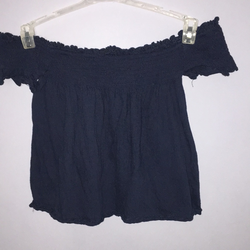 Off the shoulder crop top
